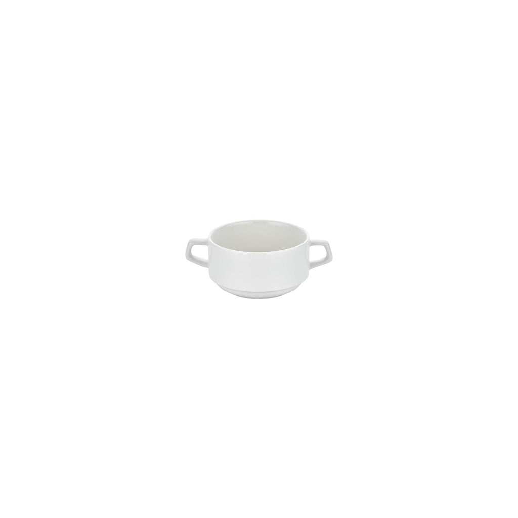 Banquet dia.4.5" h:0" 14 oz. Round Warm White Vitrified Bowl (Set of 4)