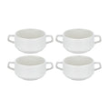 Banquet dia.4.5" h:0" 14 oz. Round Warm White Vitrified Bowl (Set of 4)