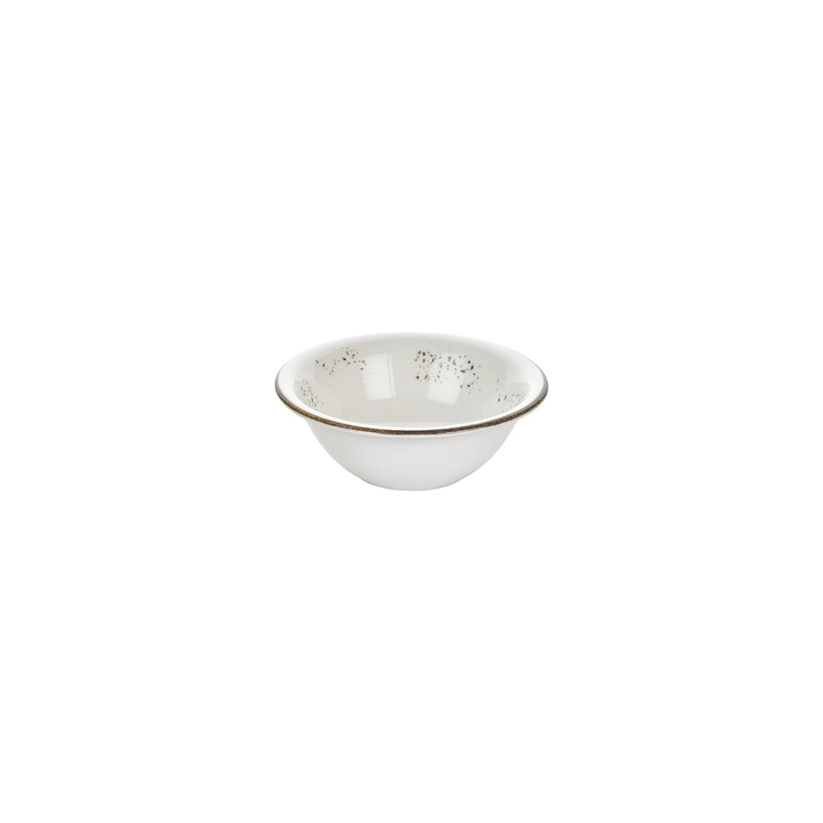 Harmony Elegance dia.6.25" h:2.25" 17 oz. Round Brown Vitrified Bowl (Set of 4)