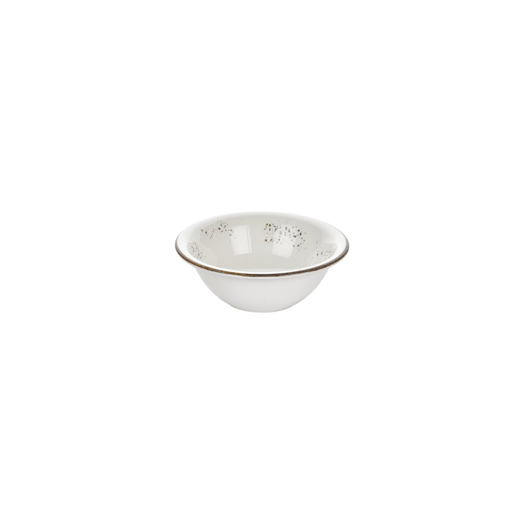 Harmony Elegance dia.7" h:2.5" 22 oz. Round Brown Vitrified Bowl (Set of 4)