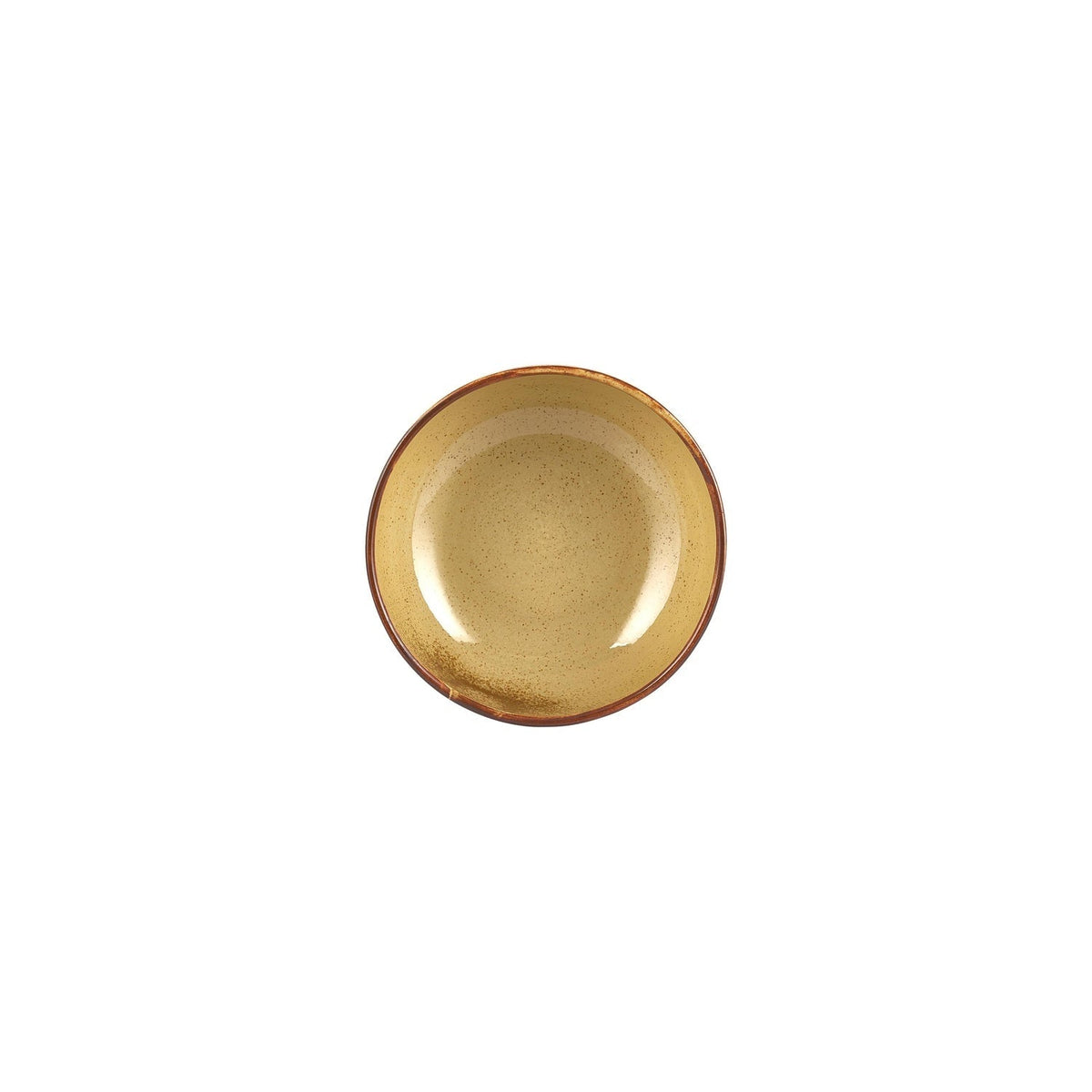 Helix Dune dia.5.5" h:2" 16 oz. Round Orange Vitrified Bowl (Set of 4)