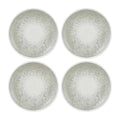 Natura Ocean dia.9.75" Round Blue Vitrified Plate (Set of 4)