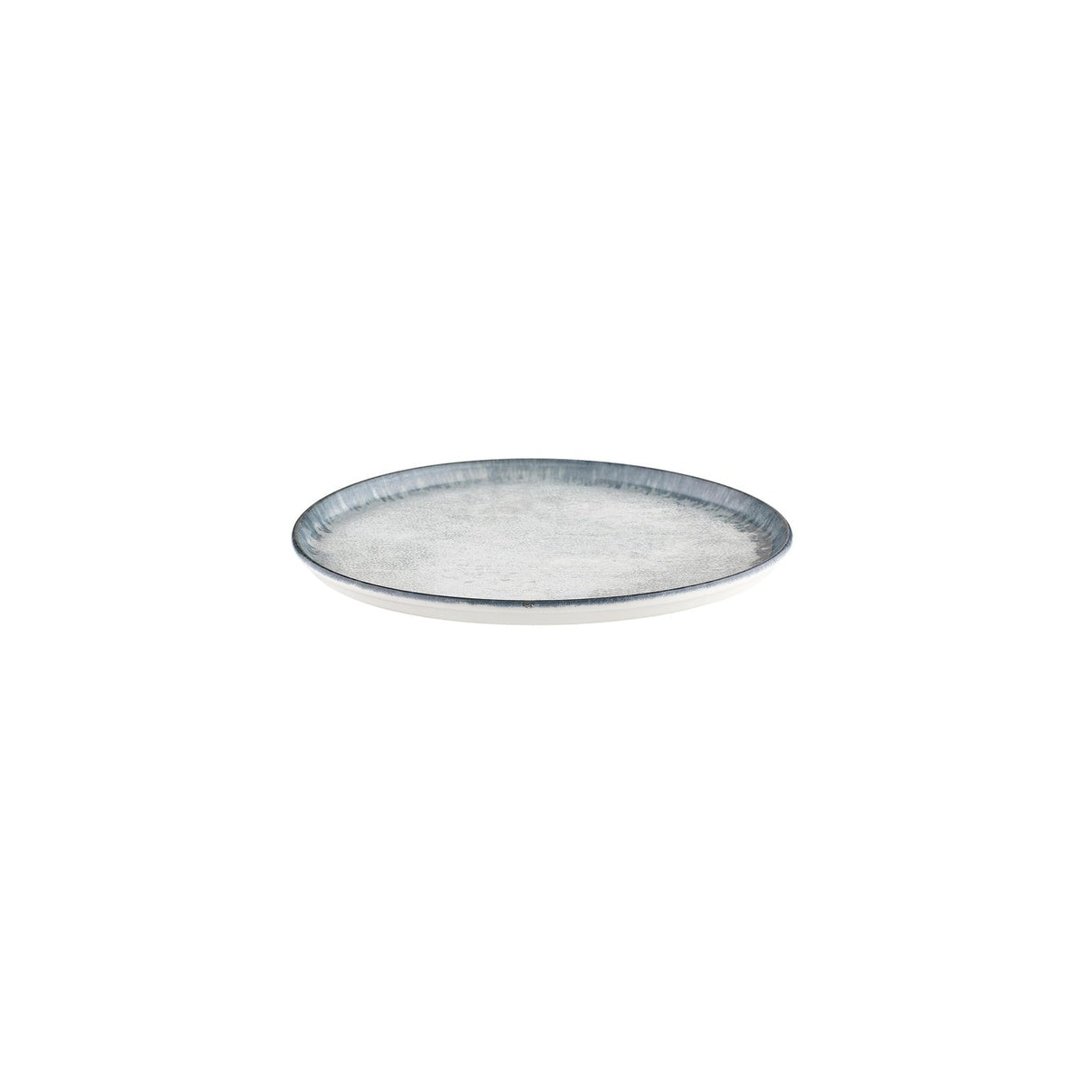 Smooth Ambience Blue dia.9.75" Round Blue Vitrified Plate (Set of 6)